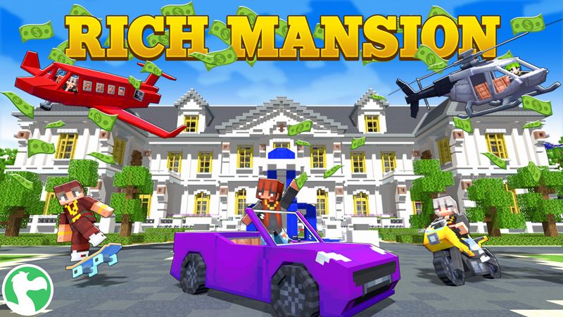 Rich Mansion on the Minecraft Marketplace by Dodo Studios