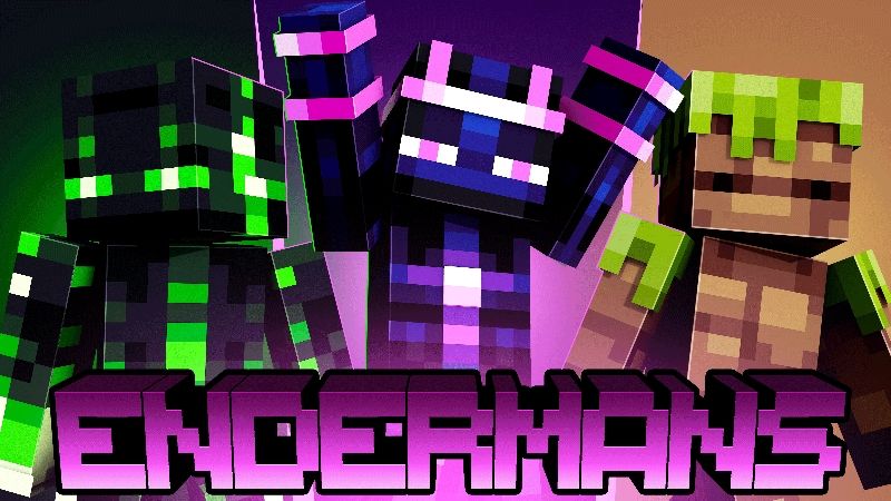 Cool Blue Enderman Wallpaper