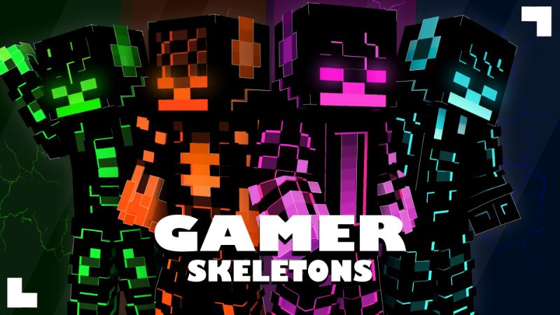 Gamer Skeletons on the Minecraft Marketplace by Pixelationz Studios