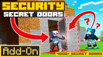 SECURITY SECRET DOORS on the Minecraft Marketplace by Red Eagle Studios