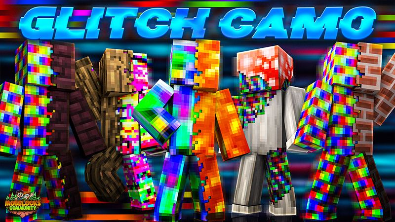 Glitch Camo on the Minecraft Marketplace by MobBlocks Glitch Camo on the Minecraft Marketplace by MobBlocks