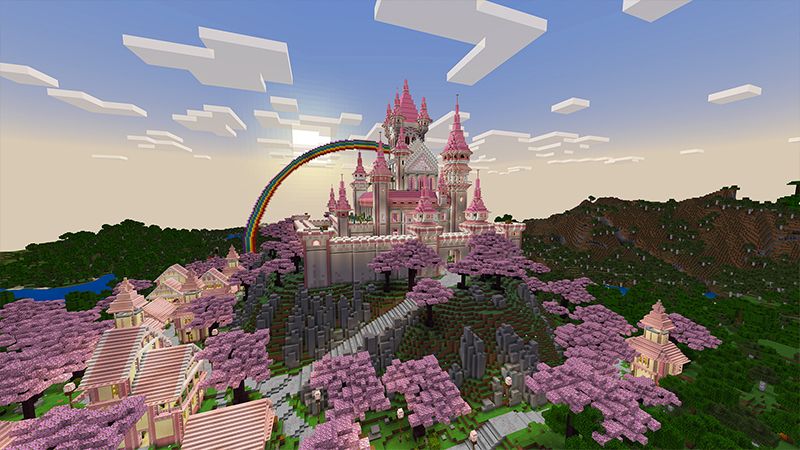 Cherry Blossom Castle by Razzleberries