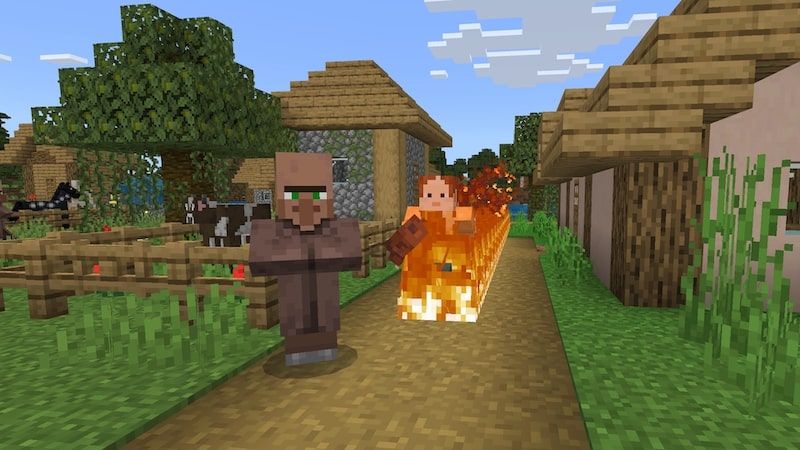 Lava Chicken Add-On by Minecraft