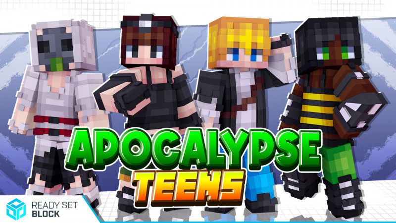 Apocalypse Teens on the Minecraft Marketplace by Ready, Set, Block! Apocalypse Teens on the Minecraft Marketplace by Ready, Set, Block!