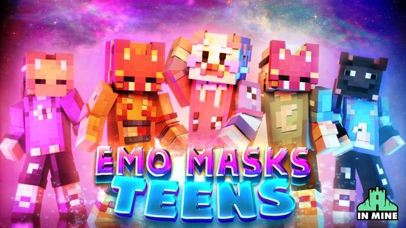 Emo Masks Teens on the Minecraft Marketplace by In Mine Emo Masks Teens on the Minecraft Marketplace by In Mine