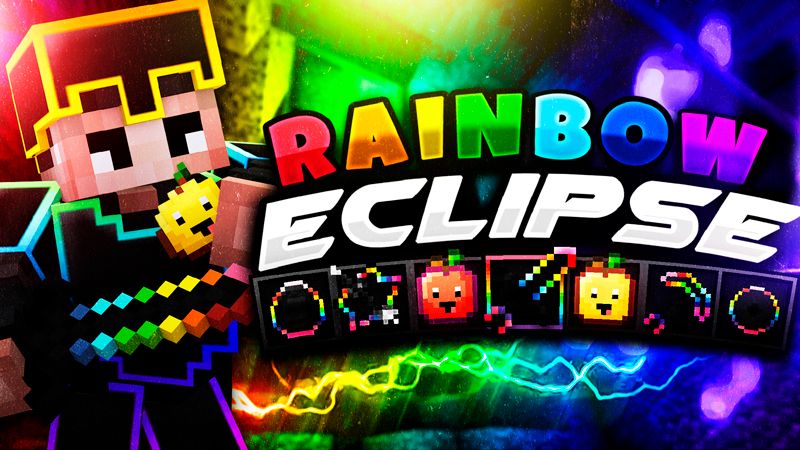 Rainbow Eclipse PvP Pack on the Minecraft Marketplace by CubeCraft Games