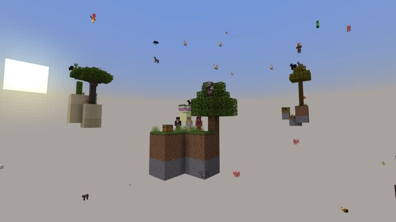 Skyblock: Raining Mobs by Cubed Creations