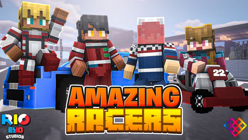 Amazing Racers on the Minecraft Marketplace by Rainbow Theory Amazing Racers on the Minecraft Marketplace by Rainbow Theory