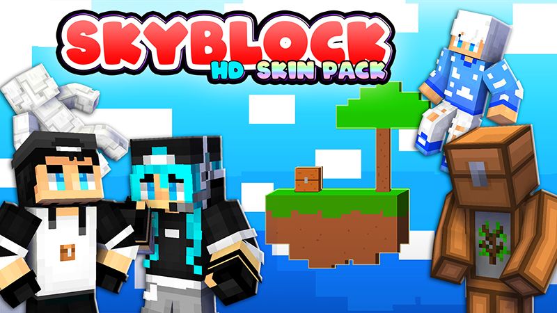 SkyBlock HD Skin Pack on the Minecraft Marketplace by The Lucky Petals SkyBlock HD Skin Pack on the Minecraft Marketplace by The Lucky Petals