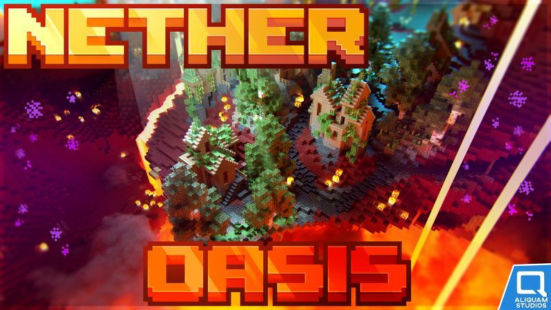 Nether Oasis on the Minecraft Marketplace by Aliquam Studios