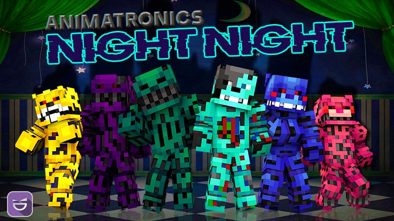 Animatronics Night Night on the Minecraft Marketplace by Giggle Block Studios Animatronics Night Night on the Minecraft Marketplace by Giggle Block Studios