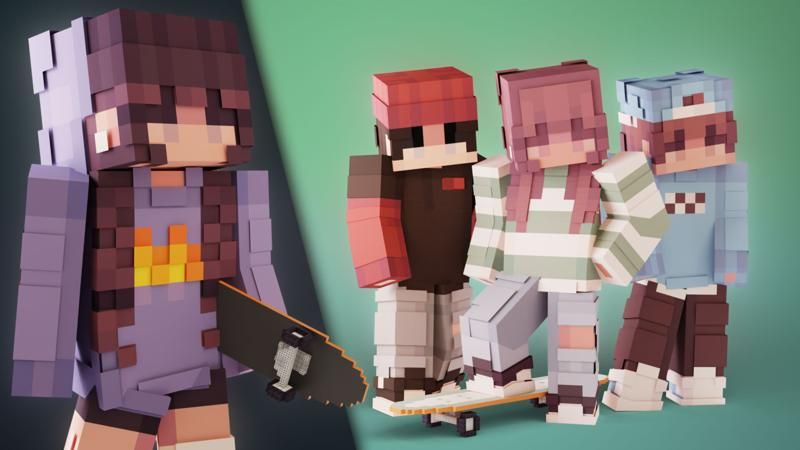 Skater Kids on the Minecraft Marketplace by Sapix Skater Kids on the Minecraft Marketplace by Sapix