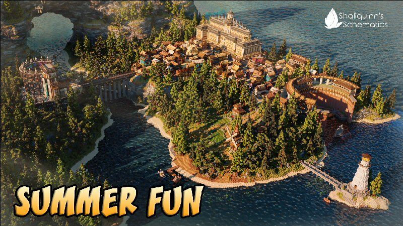 Summer Fun on the Minecraft Marketplace by Shaliquinn's Schematics Summer Fun on the Minecraft Marketplace by Shaliquinn's Schematics