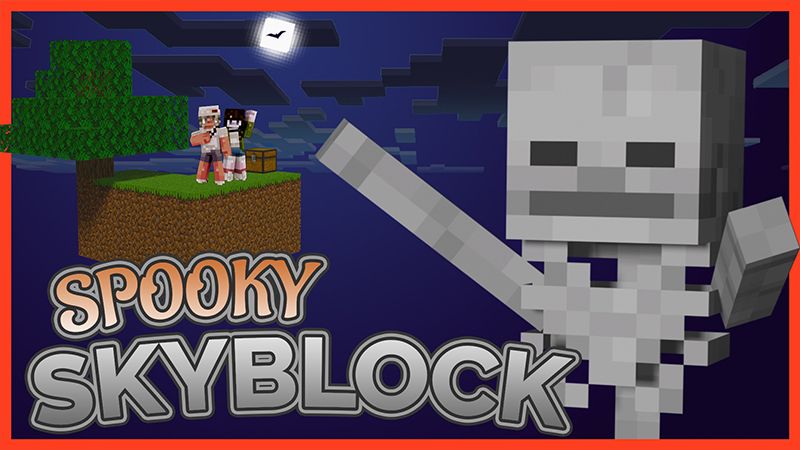 Skyblock Spooky on the Minecraft Marketplace by ChewMingo Skyblock Spooky on the Minecraft Marketplace by ChewMingo