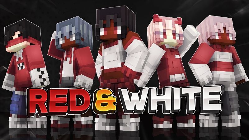 Red  White on the Minecraft Marketplace by 5 Frame Studios