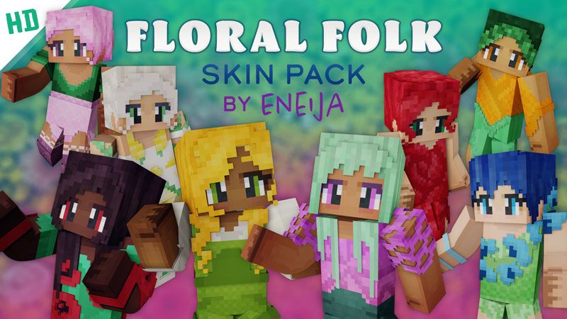 Floral Folk HD Skin Pack on the Minecraft Marketplace by Eneija