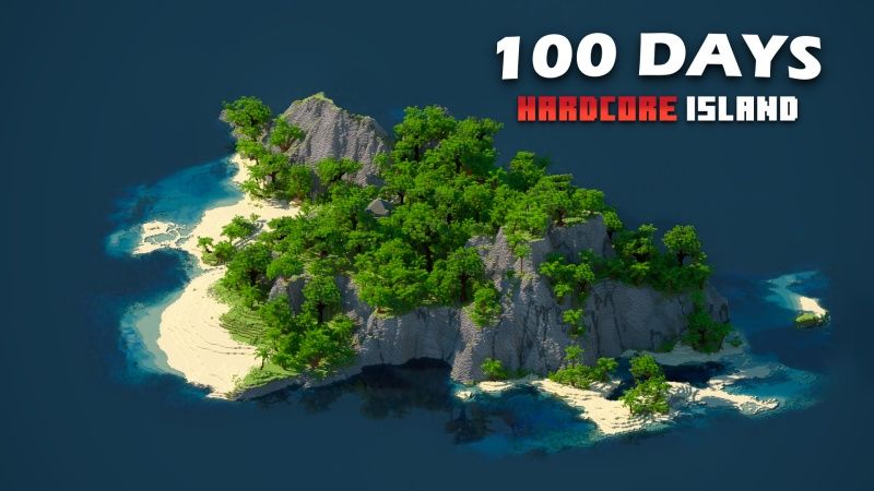 100 Days Hardcore Island on the Minecraft Marketplace by Fall Studios