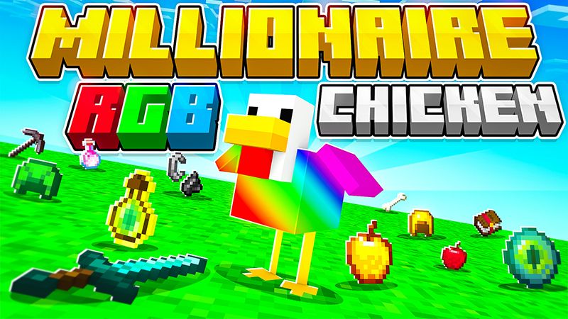 Millionaire RGB Chicken on the Minecraft Marketplace by Eescal Studios