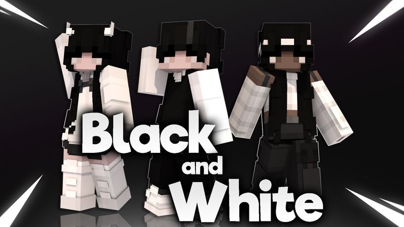 Black White on the Minecraft Marketplace by Asiago Bagels Black White on the Minecraft Marketplace by Asiago Bagels