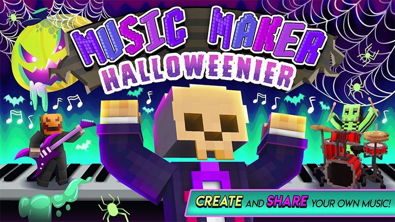Music Maker Halloweenier on the Minecraft Marketplace by House of How Music Maker Halloweenier on the Minecraft Marketplace by House of How
