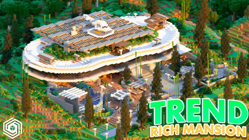 Trend Rich Mansion on the Minecraft Marketplace by UnderBlocks Studios