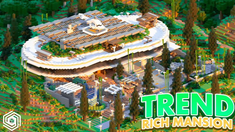 Trend Rich Mansion on the Minecraft Marketplace by UnderBlocks Studios Trend Rich Mansion on the Minecraft Marketplace by UnderBlocks Studios