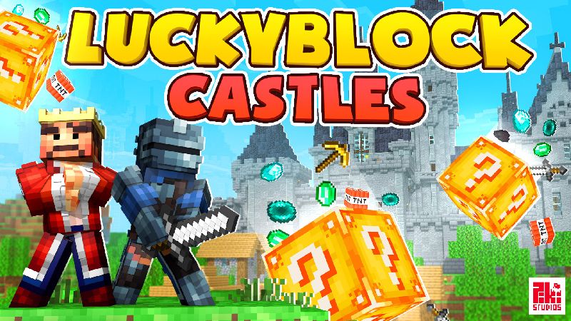 Lucky Block Castles on the Minecraft Marketplace by Piki Studios Lucky Block Castles on the Minecraft Marketplace by Piki Studios