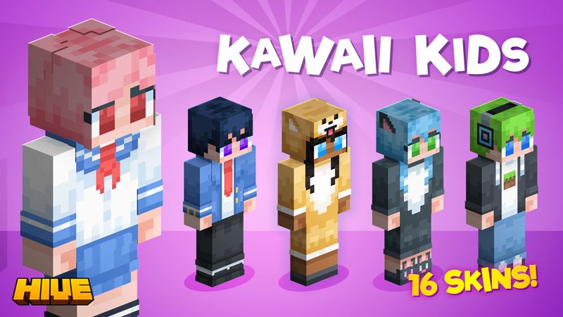 Kawaii Kids on the Minecraft Marketplace by The Hive Kawaii Kids on the Minecraft Marketplace by The Hive