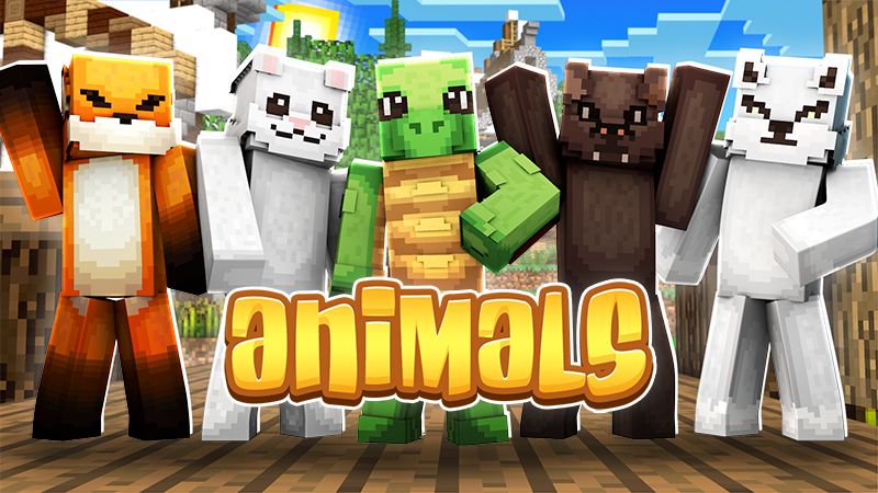 Animals on the Minecraft Marketplace by The Lucky Petals