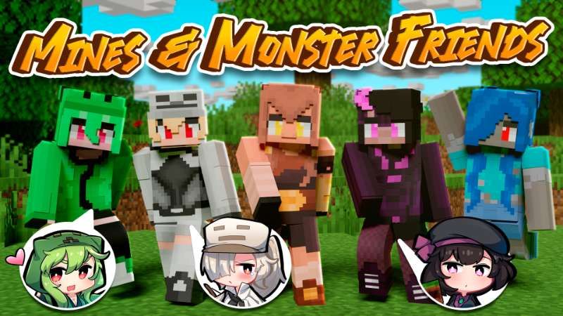 Mines  Monster Friends on the Minecraft Marketplace by 555Comic