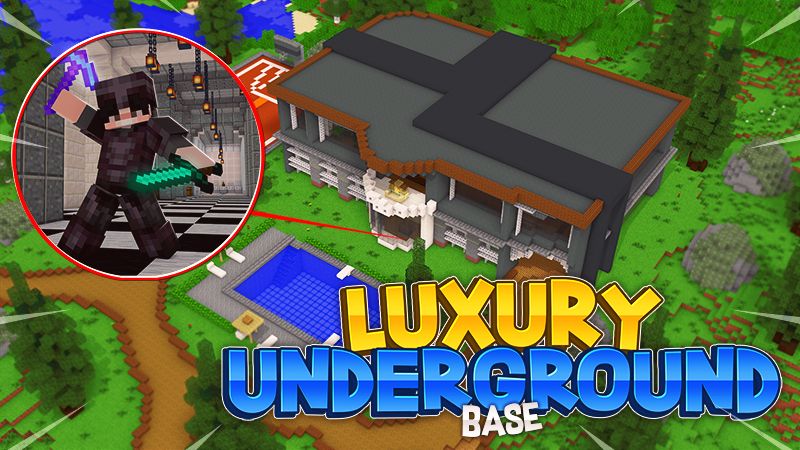 Luxury Underground Base on the Minecraft Marketplace by Pickaxe Studios