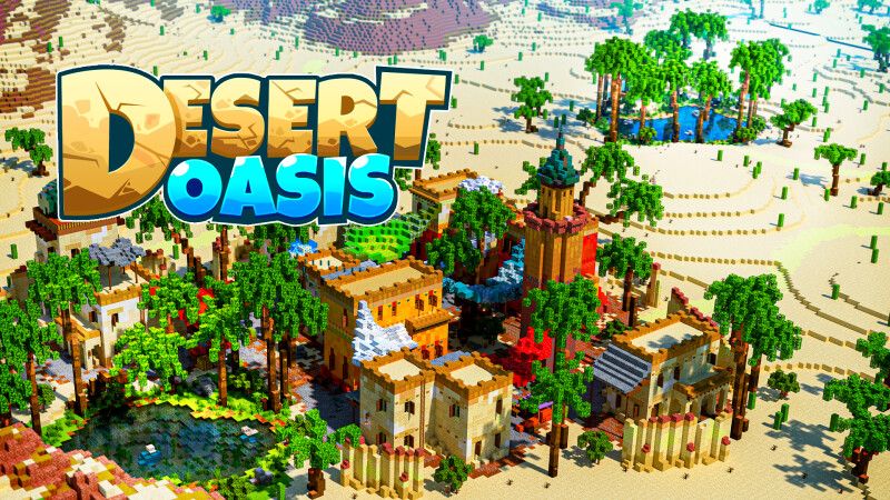 Desert Oasis on the Minecraft Marketplace by CrackedCubes