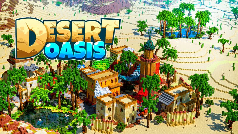 Desert Oasis on the Minecraft Marketplace by CrackedCubes Desert Oasis on the Minecraft Marketplace by CrackedCubes