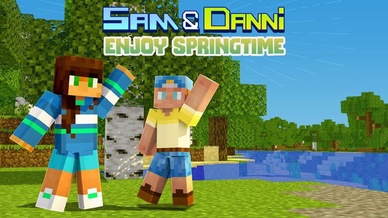 Sam  Danni Enjoy Springtime on the Minecraft Marketplace by Blockception