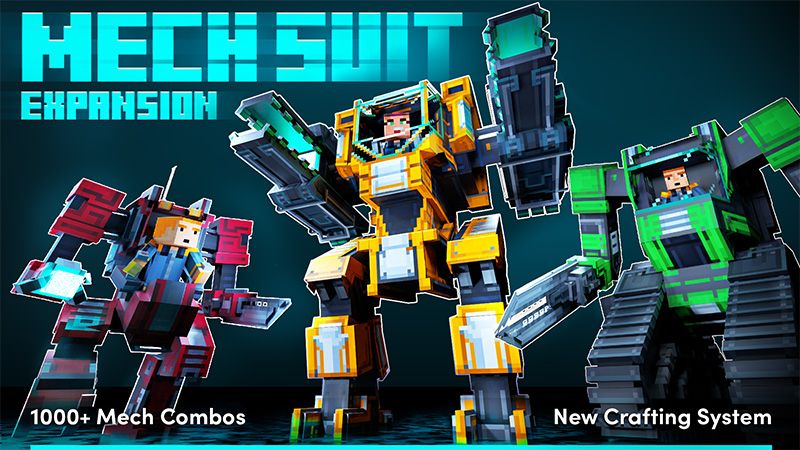 Mech Suit Expansion on the Minecraft Marketplace by Tsunami Studios Mech Suit Expansion on the Minecraft Marketplace by Tsunami Studios