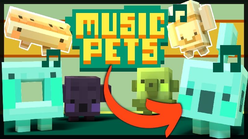Music Pets on the Minecraft Marketplace by TNTgames Music Pets on the Minecraft Marketplace by TNTgames