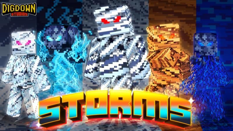 Storms on the Minecraft Marketplace by Dig Down Studios Storms on the Minecraft Marketplace by Dig Down Studios