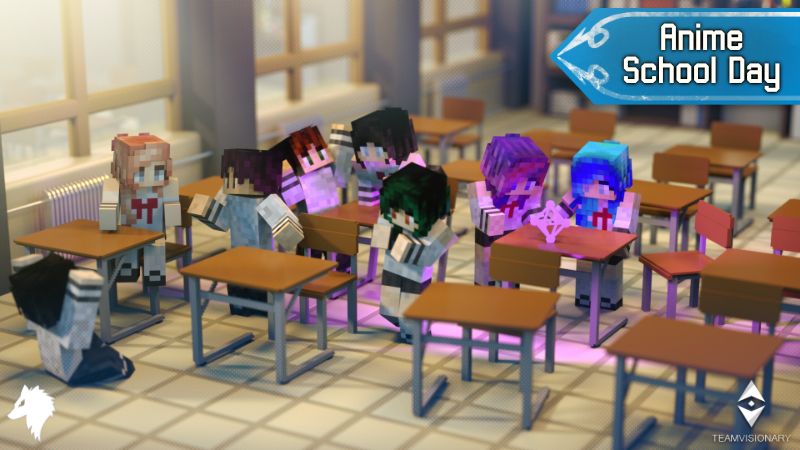 Anime School Day on the Minecraft Marketplace by Team Visionary Anime School Day on the Minecraft Marketplace by Team Visionary