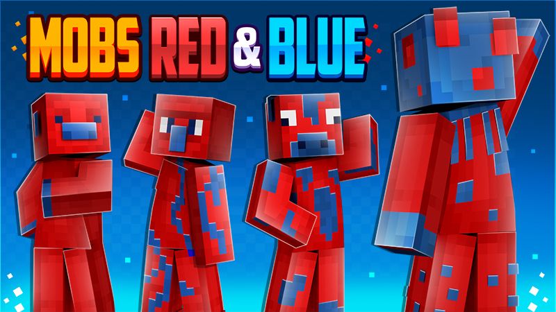 Mobs Red Blue on the Minecraft Marketplace by The Craft Stars Mobs Red Blue on the Minecraft Marketplace by The Craft Stars