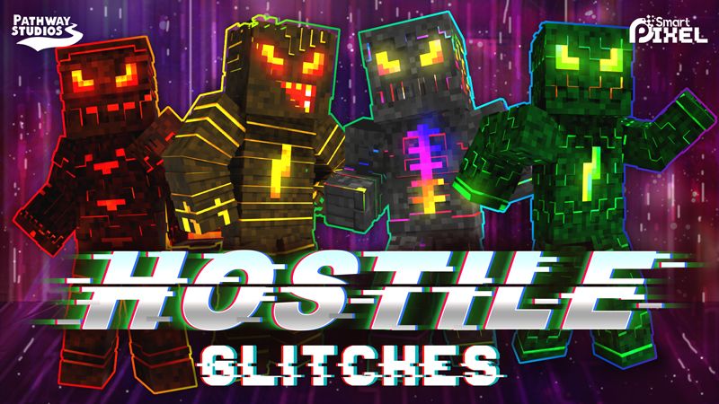 Hostile Glitches on the Minecraft Marketplace by Pathway Studios Hostile Glitches on the Minecraft Marketplace by Pathway Studios