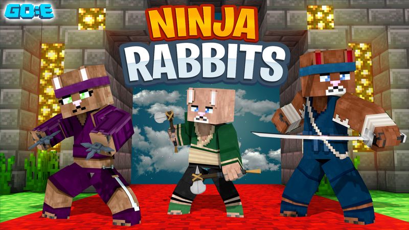 Ninja Rabbits on the Minecraft Marketplace by GoE-Craft Ninja Rabbits on the Minecraft Marketplace by GoE-Craft