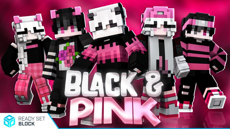 Black  Pink on the Minecraft Marketplace by Ready, Set, Block!