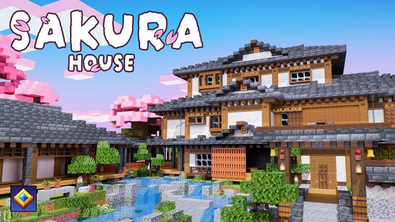 Sakura House on the Minecraft Marketplace by Overtales Studio