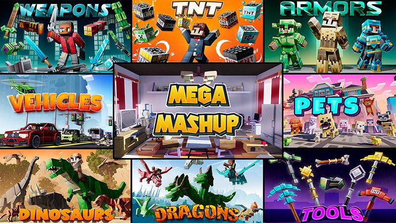 MEGA MASHUP on the Minecraft Marketplace by Odyssey Builds