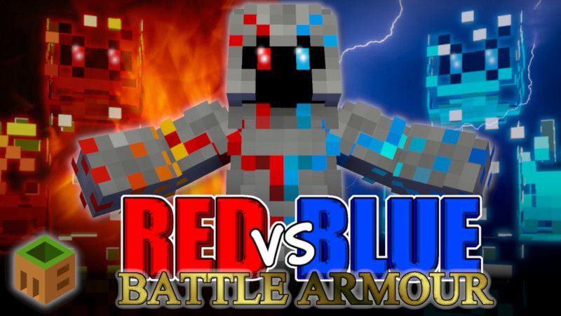 Red vs Blue Battle Armour by MobBlocks (Minecraft Skin Pack ...