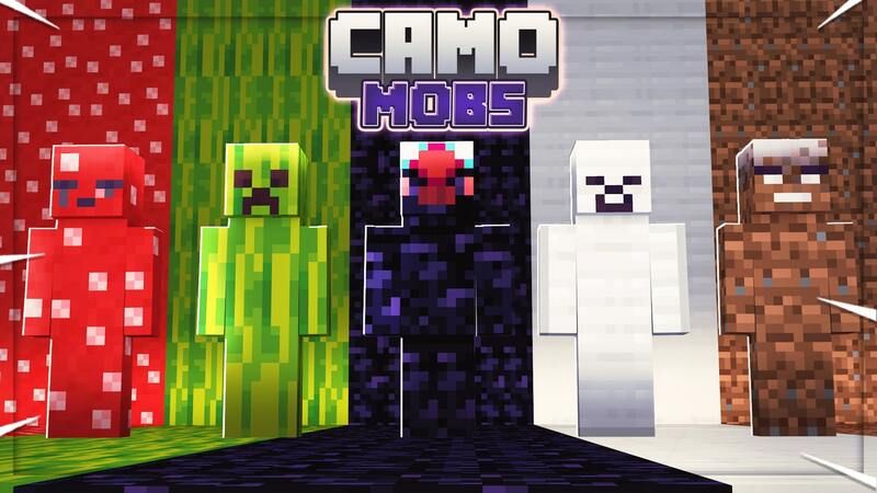 Camo Mobs on the Minecraft Marketplace by Mine-North