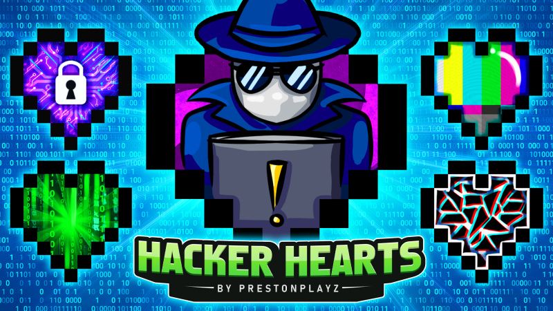 Hacker Hearts by PrestonPlayz on the Minecraft Marketplace by FireGames