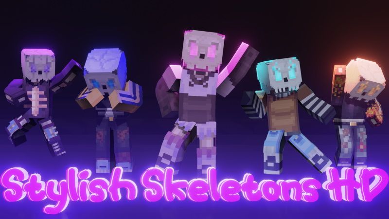 Stylish Skeletons HD on the Minecraft Marketplace by Snail Studios Stylish Skeletons HD on the Minecraft Marketplace by Snail Studios