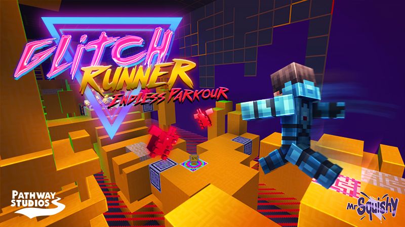 Glitch Runner Endless Parkour on the Minecraft Marketplace by Pathway Studios Glitch Runner Endless Parkour on the Minecraft Marketplace by Pathway Studios