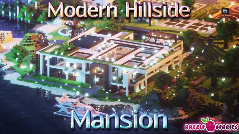 Modern Hillside Mansion on the Minecraft Marketplace by Razzleberries Modern Hillside Mansion on the Minecraft Marketplace by Razzleberries